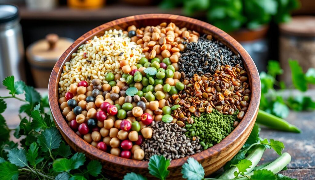 Complete proteins for vegans