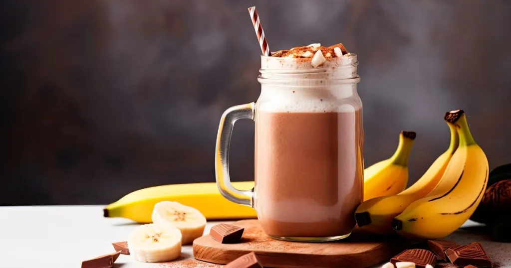 Healthy Chocolate Banana Smoothie