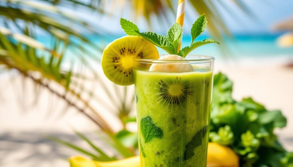 Tropical Smoothie Island Green Smoothie