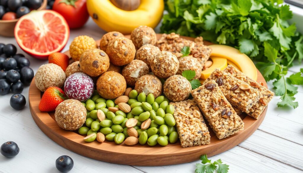 high protein vegan snacks