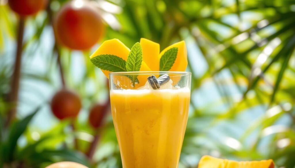 mango smoothie texture