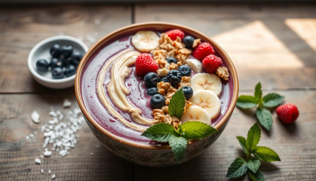 peanut butter swizzle acai bowl