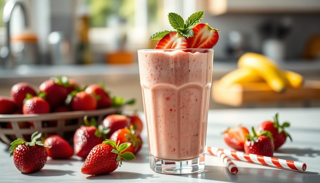 strawberry glaze smoothie