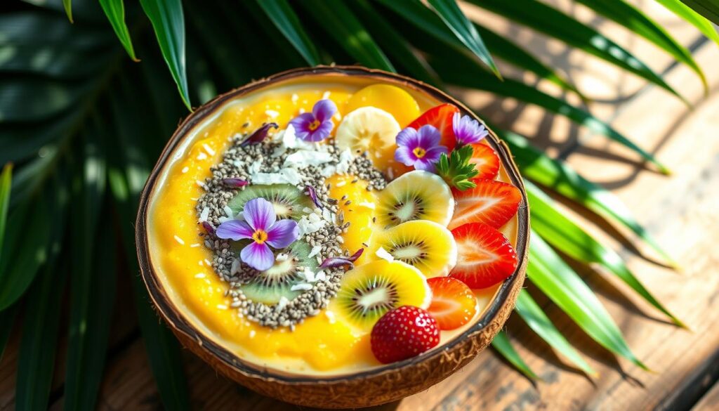 tropical smoothie bowl