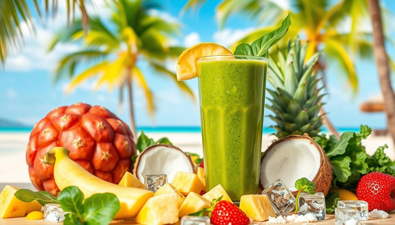 tropical smoothie island green recipe