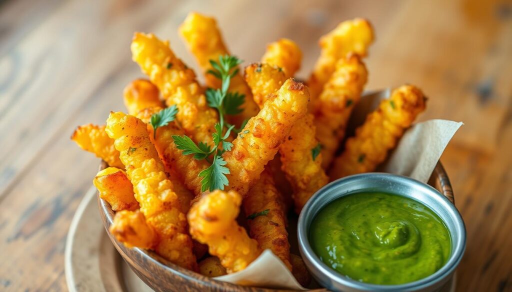 vegan polenta fries