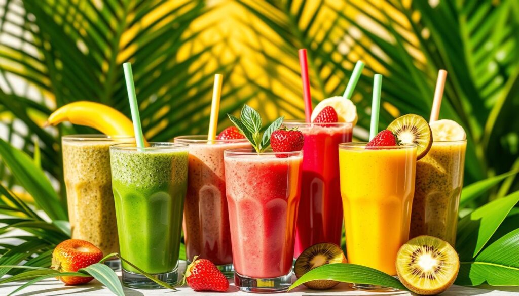 vegan smoothies at tropical smoothie cafe
