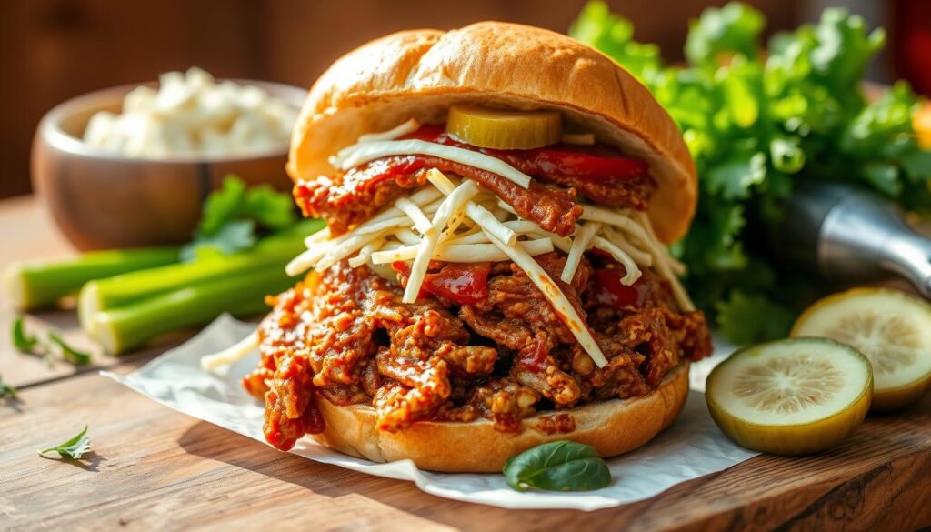 BBQ Jackfruit Sandwich