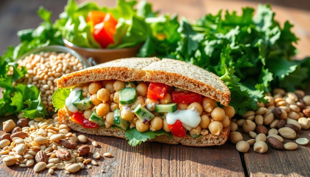 Chickpea salad sandwich nutrition