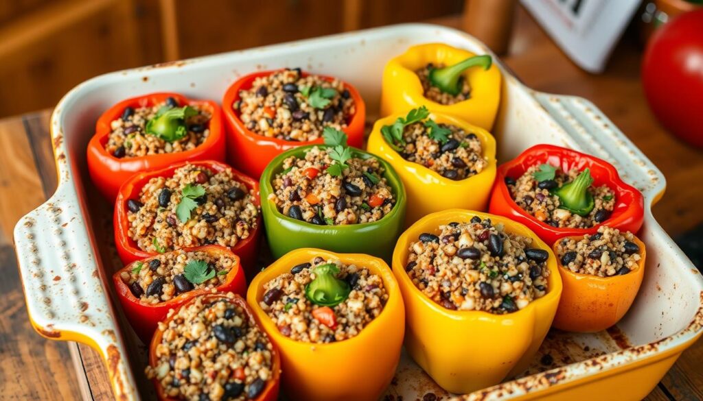 baking dish for quinoa stuffed peppers