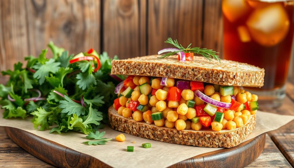 chickpea salad sandwich