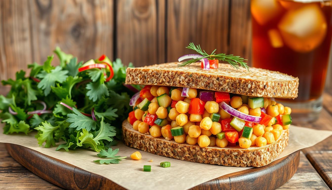 chickpea salad sandwich