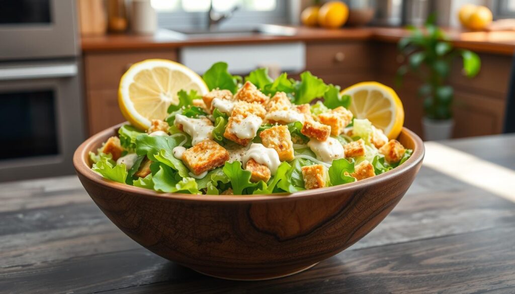 vegan caesar salad