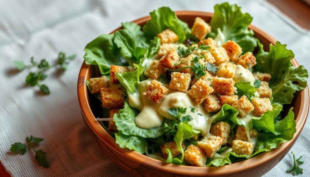 vegan caesar salad