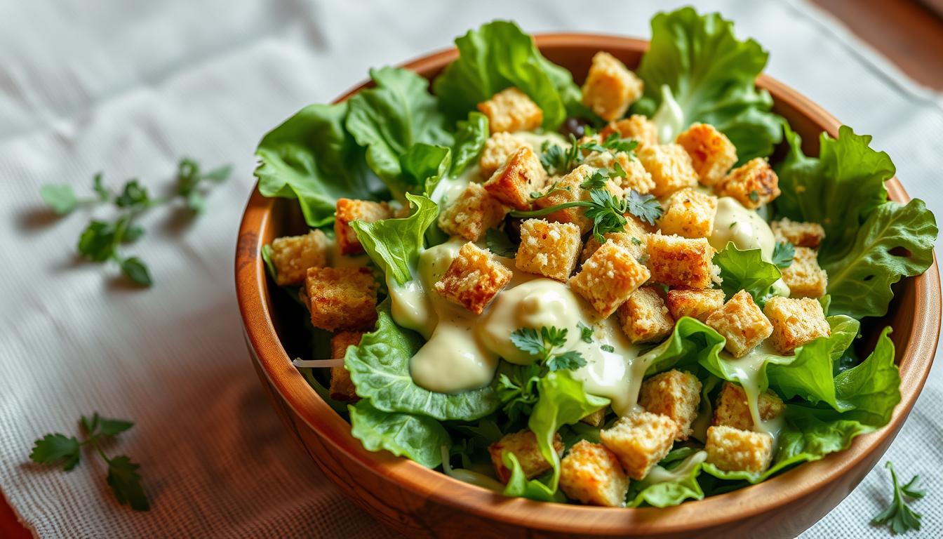vegan caesar salad